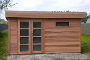 Tuinhuis met cederhout
