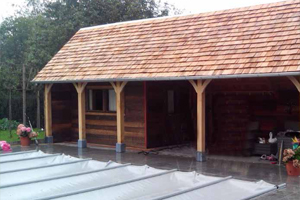 Tuinhuis op maat gemaakt