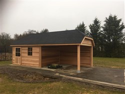 Tuinhuis in landelijke hoevestijl