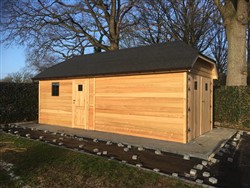 Hoevestijl tuinhuis op maat