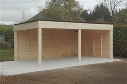 Houten terrasoverkapping