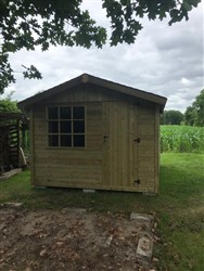 Tuinhuisje met zadeldak