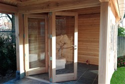 Tuinhuis op maat glaskant